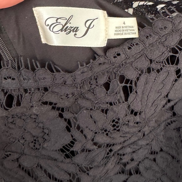 Eliza J Fit & Flare Cocktail Dress Size 4 - Picture 4 of 5